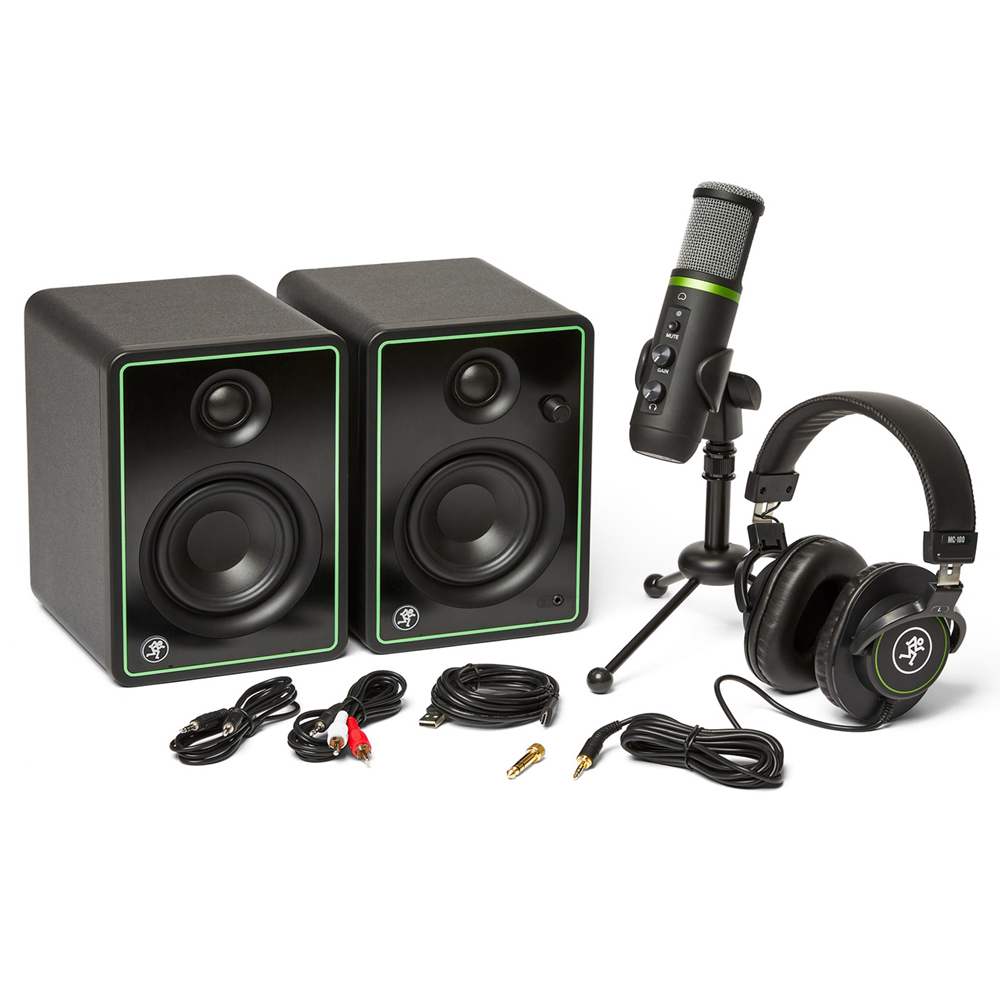 Mackie Creator Bundle with USB Microphone and Monitors