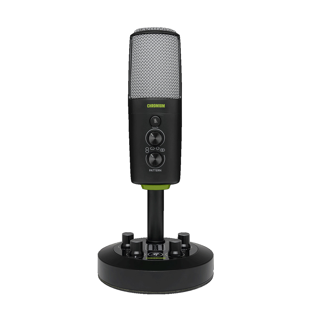 Mackie EM-CHROMIUM USB Condenser Microphone with 2-channel Mixer