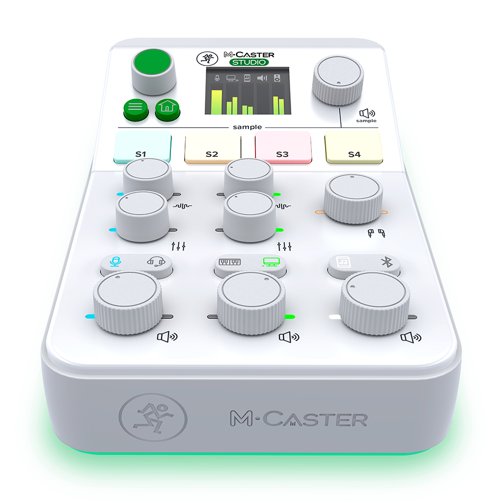 Mackie M-Caster Studio Live Streaming Mixer - White