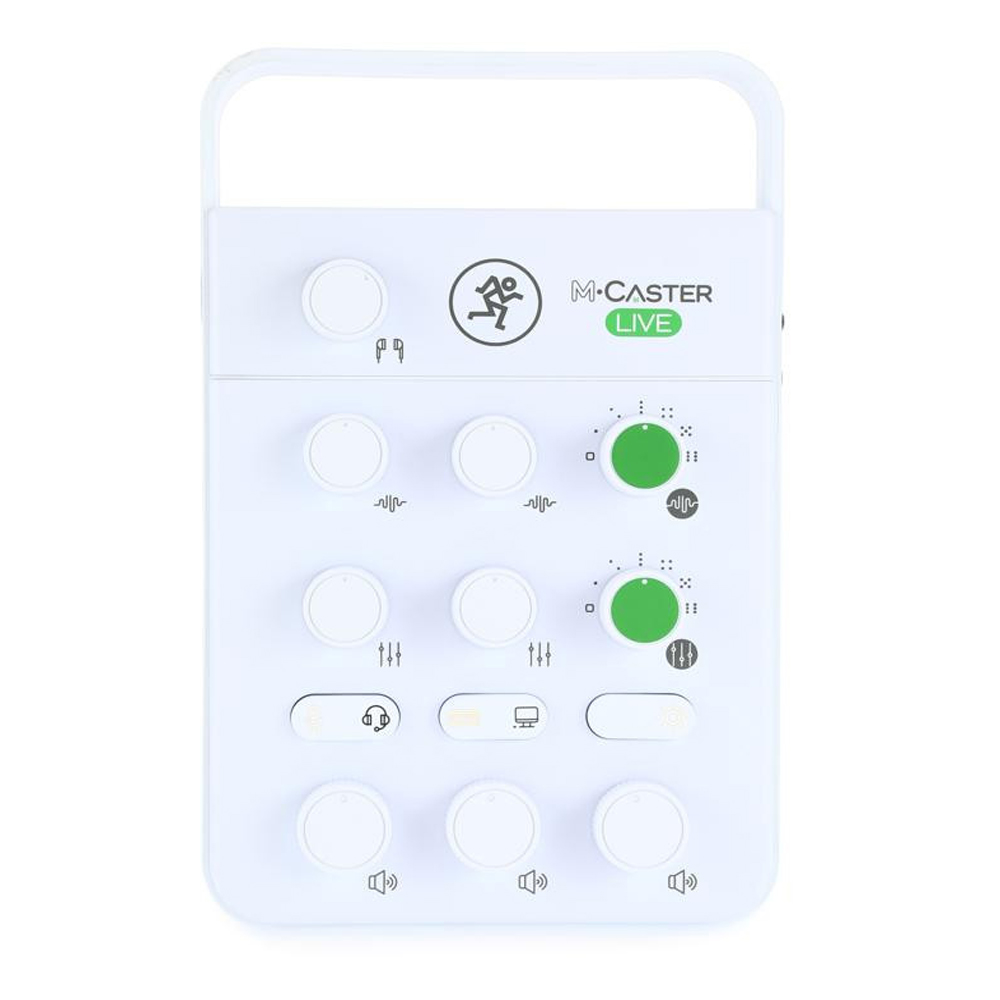 Mackie M-Caster Live Portable Livestreaming Mixer - White