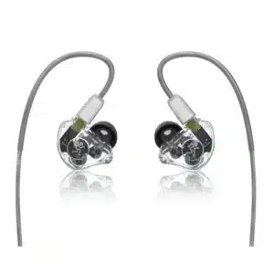 Triple-driver In-ear Monitors, with 40dB Passive Noise Isolation, Detachable Cable, and Hard Case