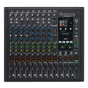 12-channel Analog Mixer with 24-bit/96kHz Multi-track Recording and Built-in Effects