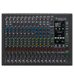 16-channel Analog Mixer with 24-bit/96kHz Multitrack Recording and Built-in Effects