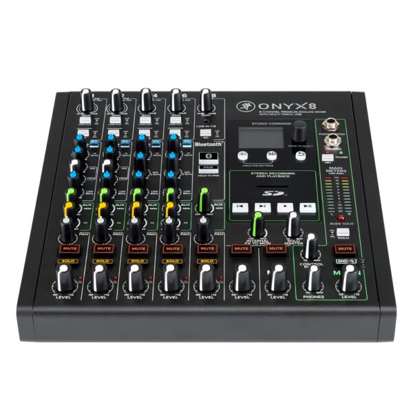 Mackie Onyx8 8-channel Analog Mixer with Multi-Track USB