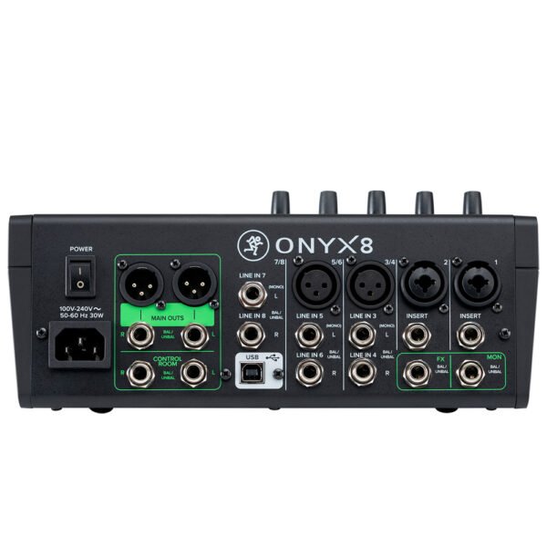 Mackie Onyx8 8-channel Analog Mixer with Multi-Track USB
