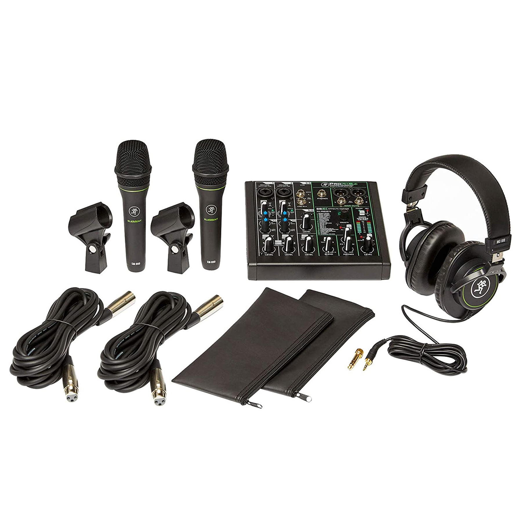 Mackie Performer Bundle with Mixer and Microphones