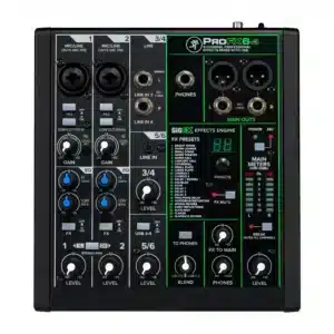 6-channel Mixer with USB and Effects