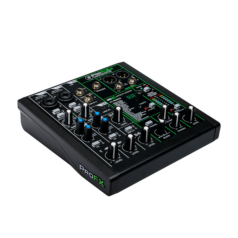 Mackie ProFX6v3 6-channel Analog Mixer with USB and Effects
