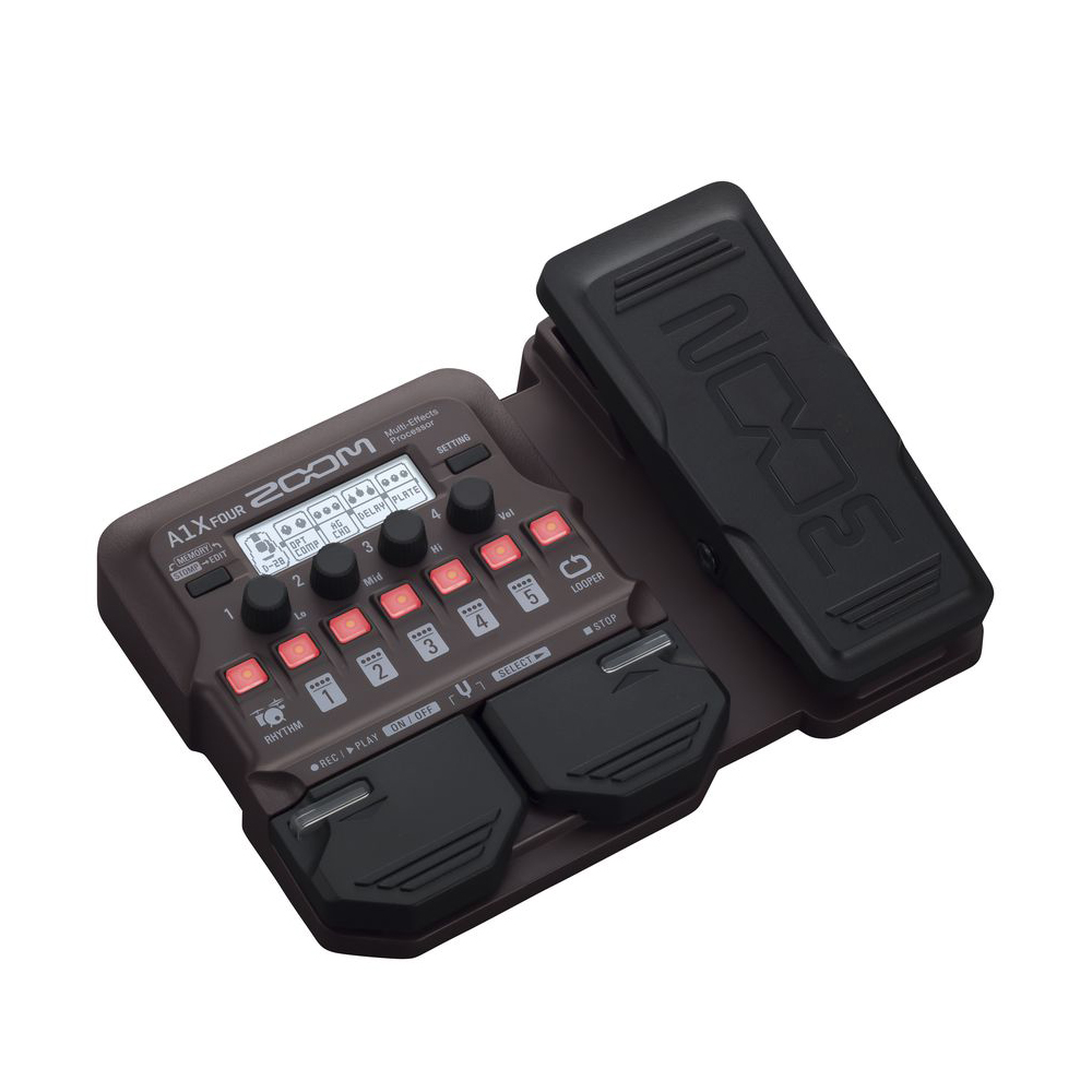 Zoom A1X Four Acoustic Instrument Multi-Effect Processor Pedal