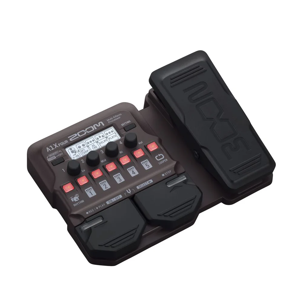 Zoom A1X Four Acoustic Instrument Multi-Effect Processor Pedal