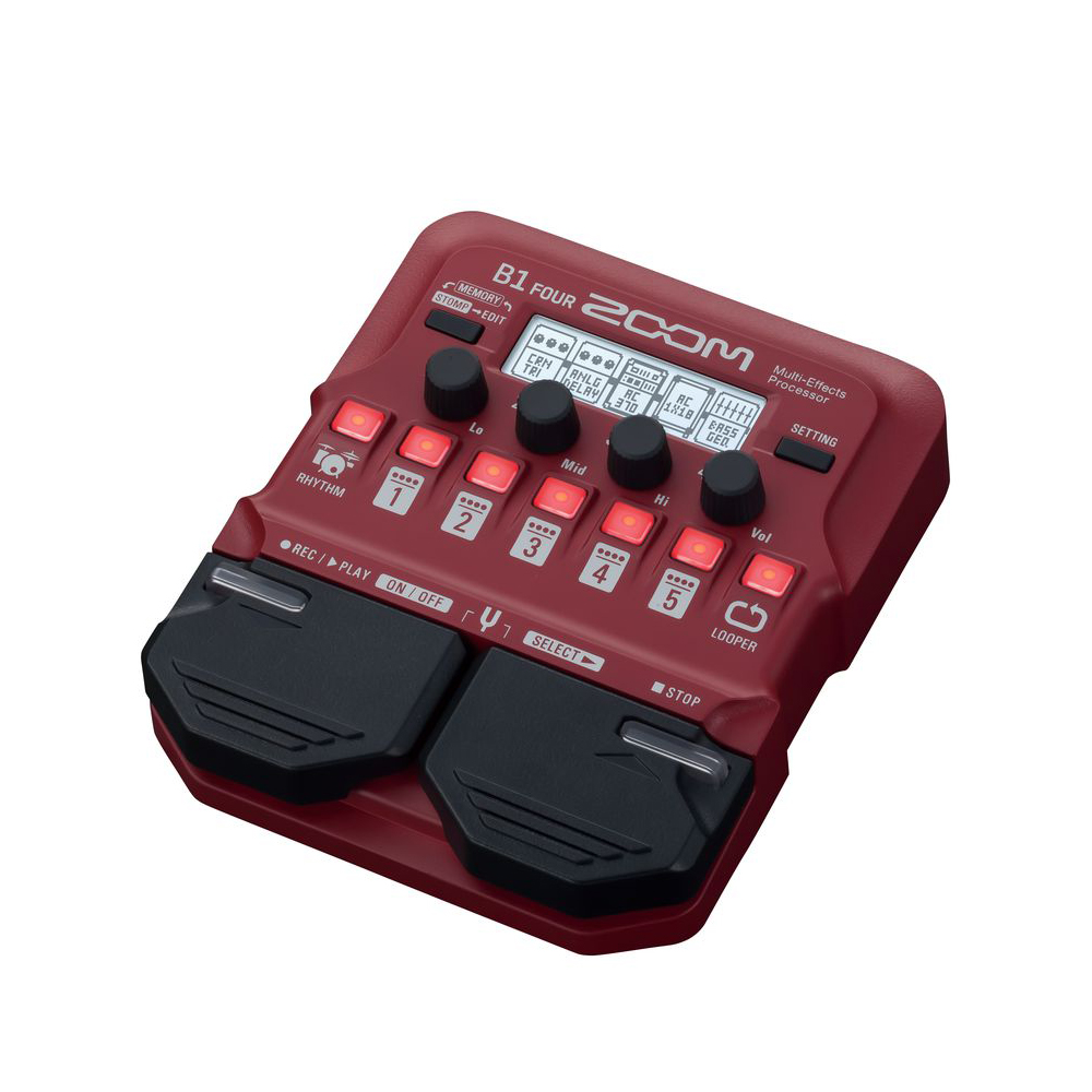 Zoom B1 FOUR Bass Multi-effects Processor Pedal