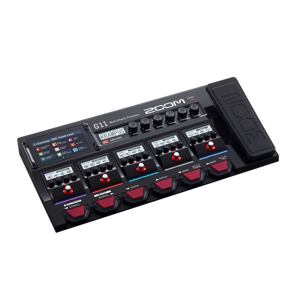 Zoom G11 Multi-Effects Processor with Expression Pedal