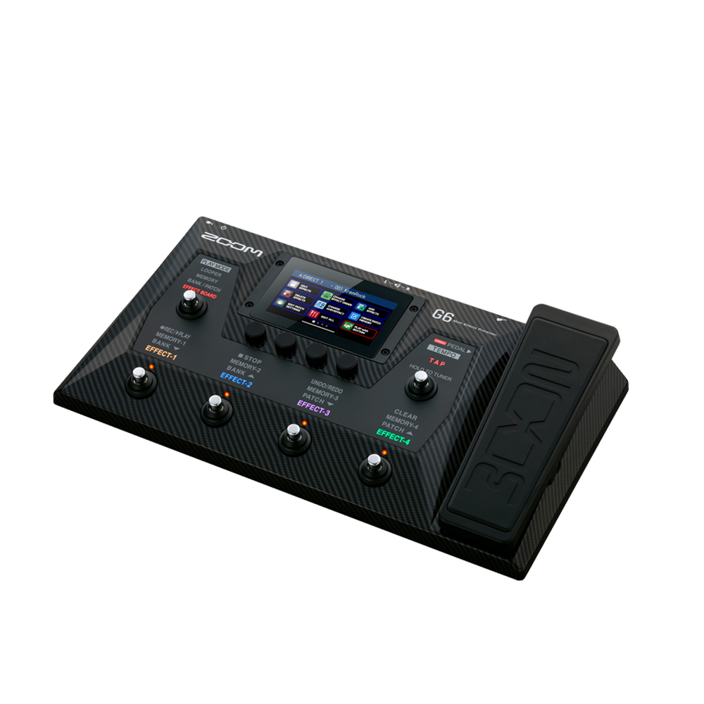 Zoom G6 Multi-effects Processor With Expression Pedal - City Music