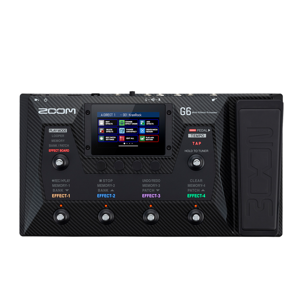 Zoom G6 Multi-effects Processor With Expression Pedal - City