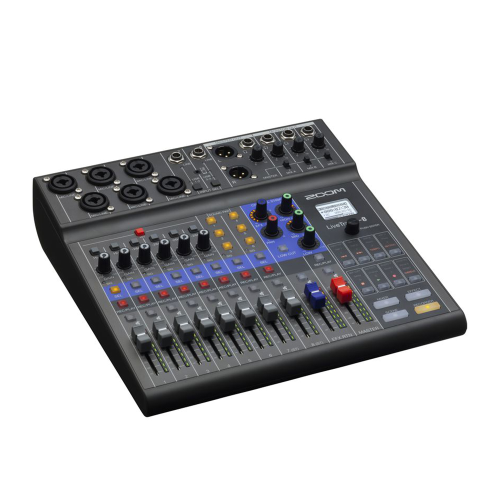 Zoom LiveTrak L-8 8-channel Digital Mixer / Recorder