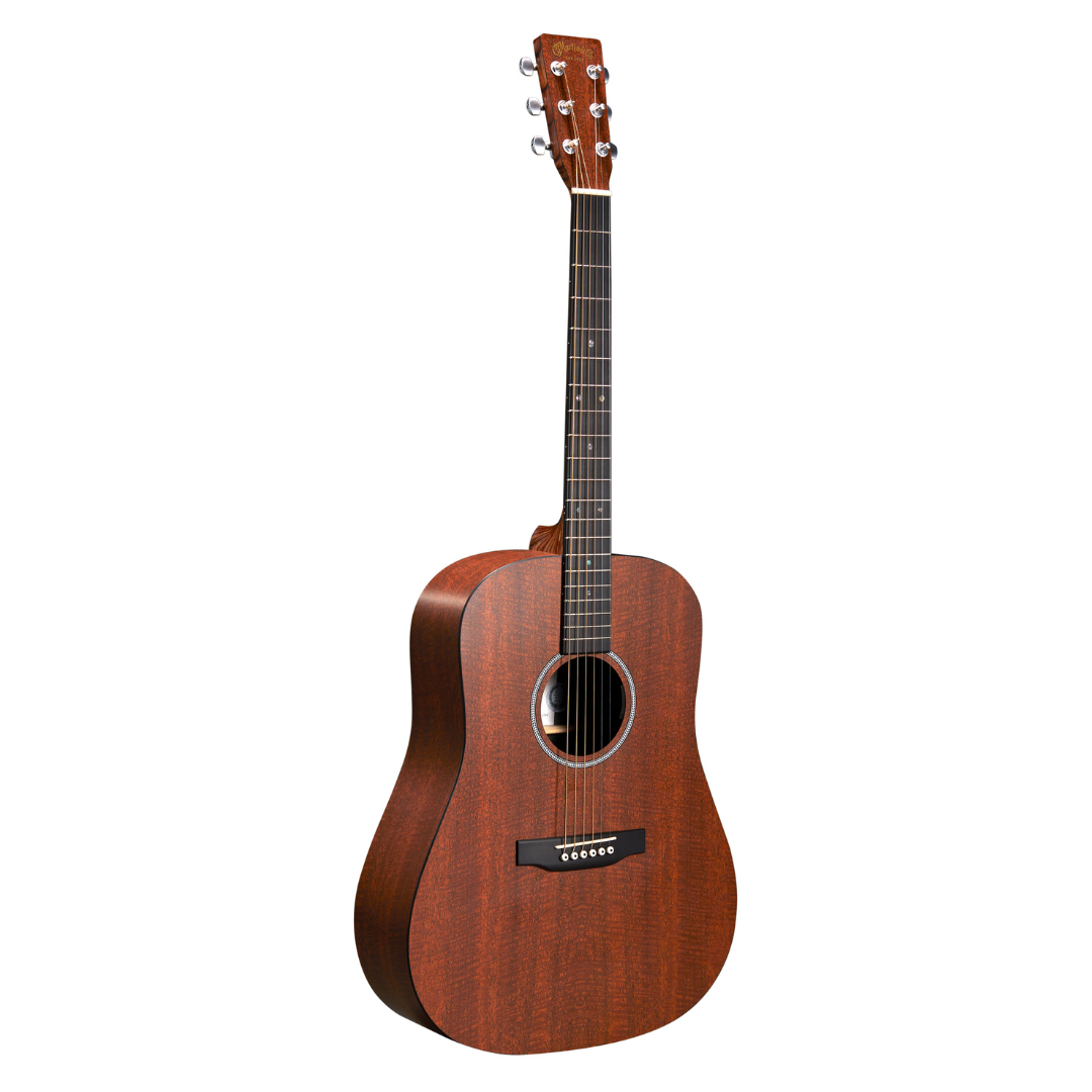 Martin D-X1E Dreadnought Acoustic-Electric Guitar - Natural Mahogany