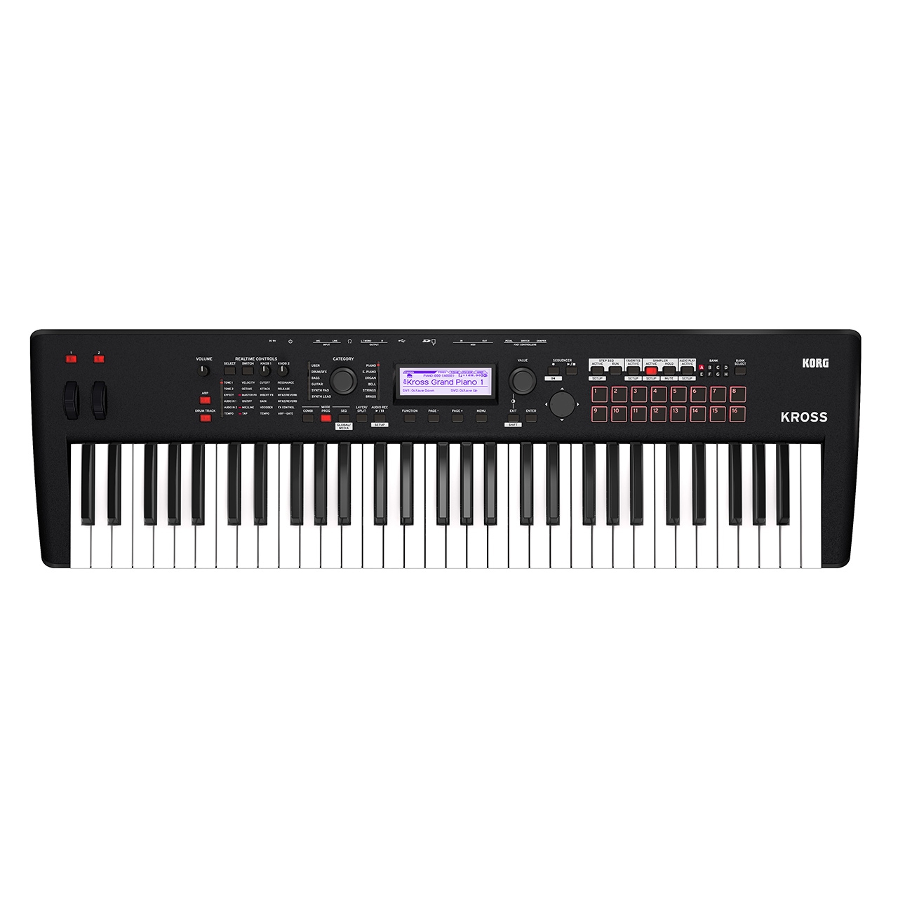 KORG Kross 2 61-Key Synthesizer Workstation Dark Blue