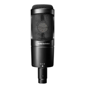 Large-diaphragm Condenser Microphone with Low-cut Filter, 10dB Pad, Multiple Pickup Patterns, and Custom Shockmount