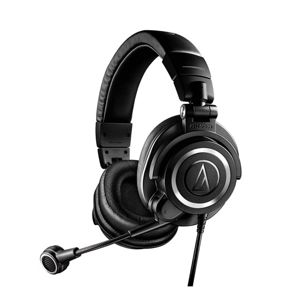 Audio-Technica ATH-M50xSTS StreamSet Closed Back Streaming Headset with Cardioid Condenser Microphone