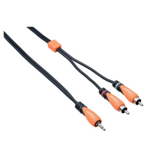 bespeco-SLYMSR180 Bespeco SLYMSR (1.8 metres) (3.5 mm stereo jack - 2 x RCA)