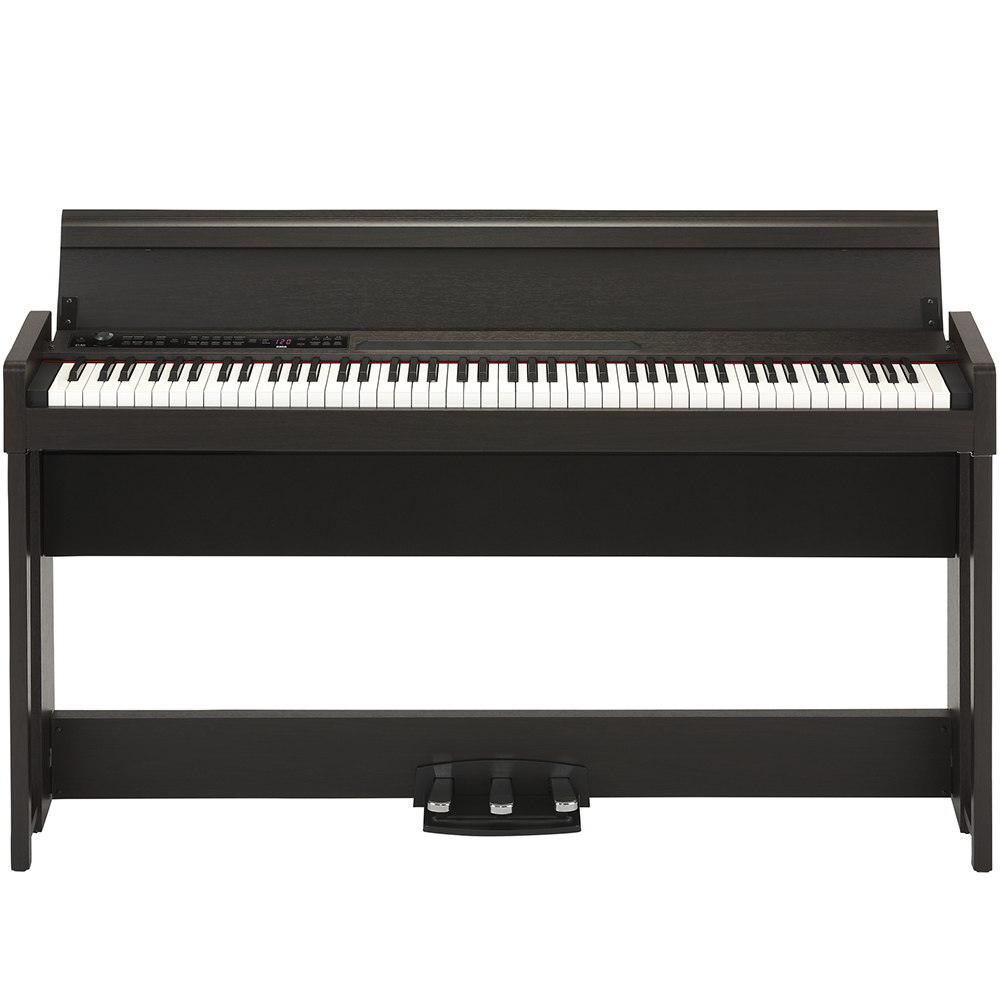 Korg C1 Air 88-Key Digital Piano with Bluetooth – Brown