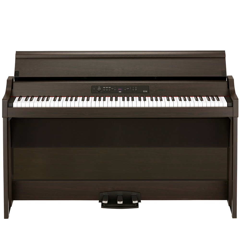 Korg G1 Air Digital Piano with Bluetooth and USB I/O – Brown