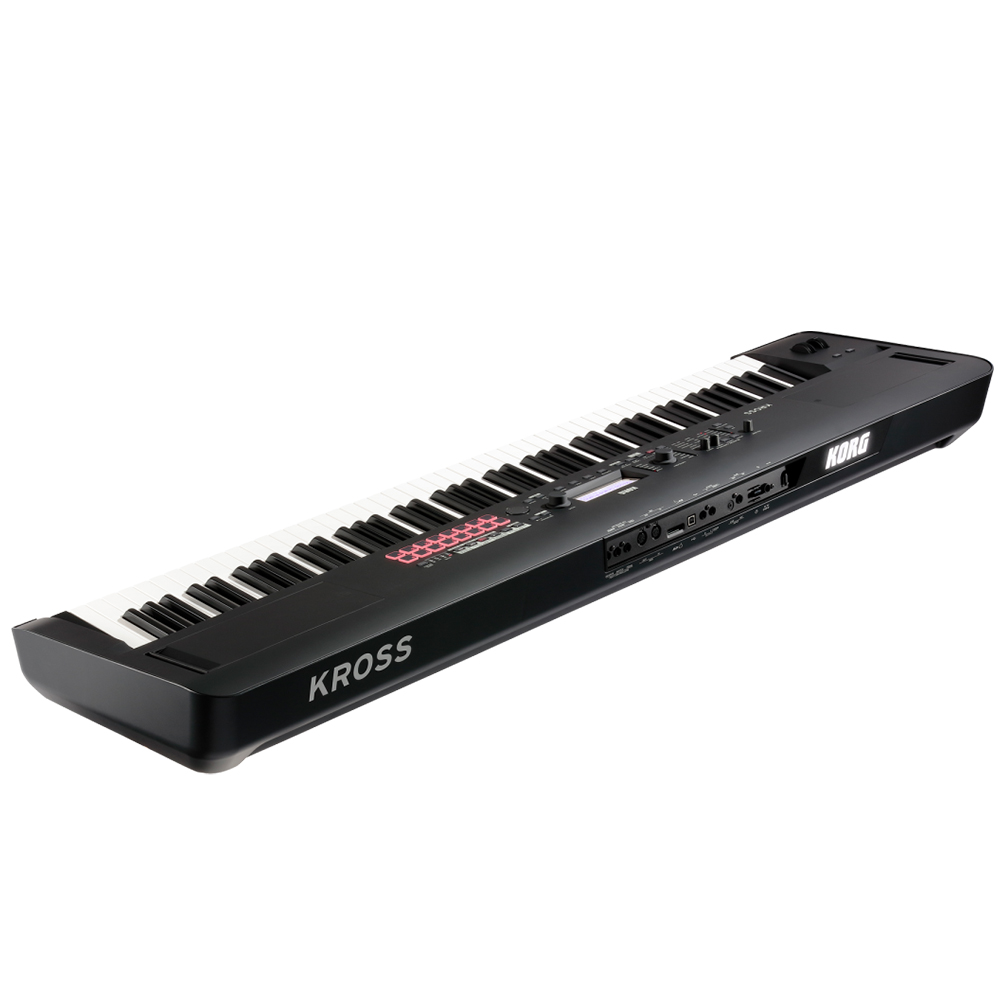 Korg Kross 2-88-MB 88-key Synthesizer Workstation - Super Matte Black