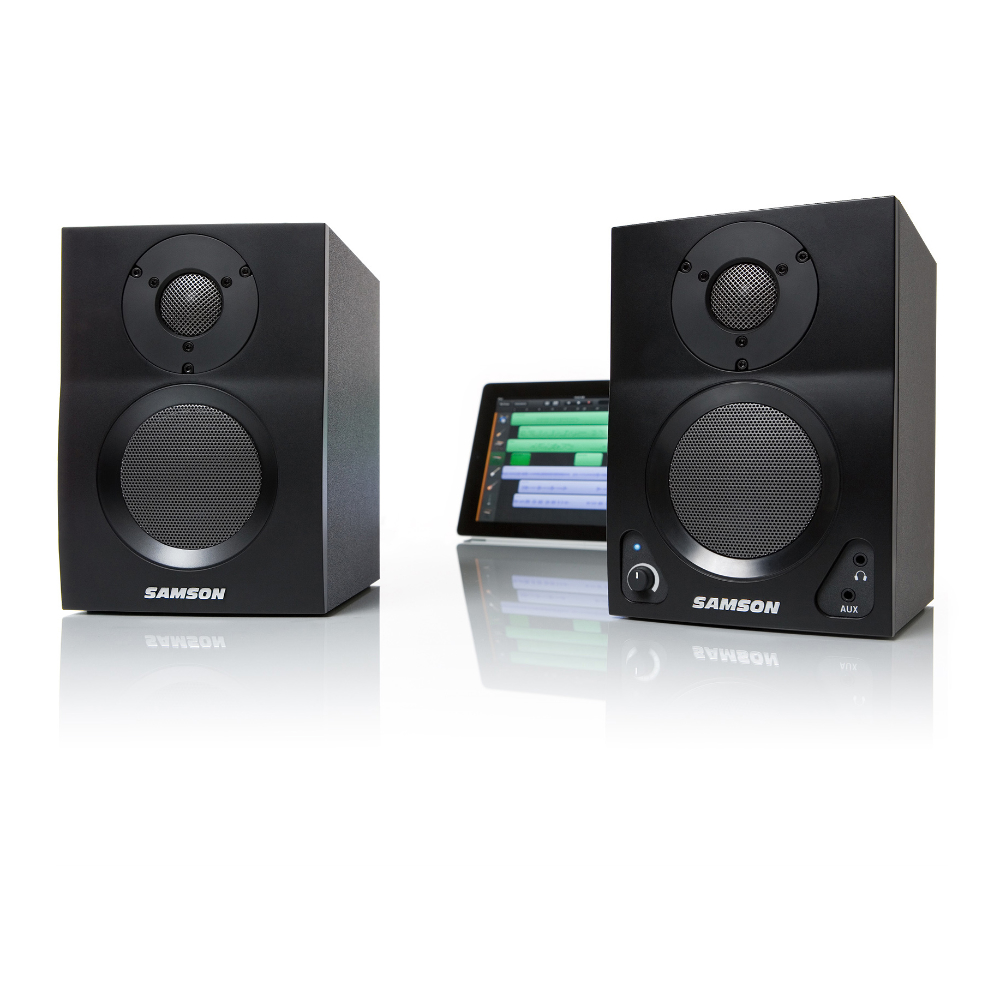Samson MediaOne BT3 3 inch Powered Monitors with Bluetooth