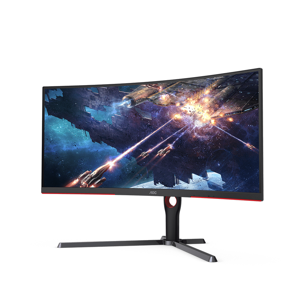AOC CU34G3S 34" VA Curved 1000R WQHD 165Hz 1ms FreeSync Premium Gaming Monitor