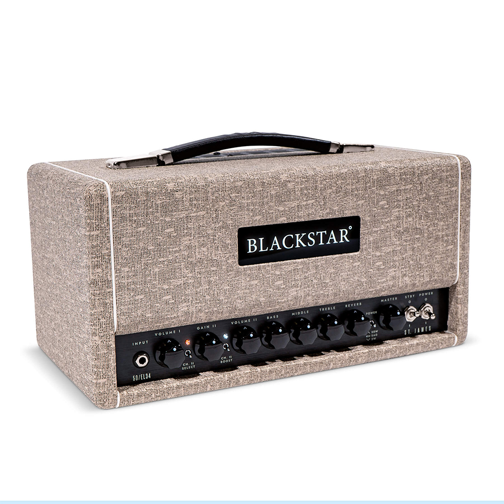 Blackstar St. James 50 watt Tube Head with EL34 Tubes