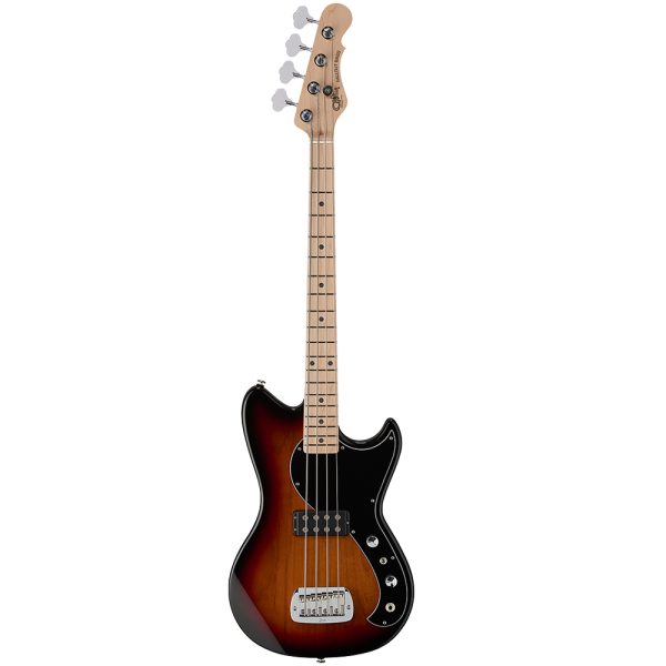 G&L Fullerton Deluxe Fallout Shortscale Bass - 3 Tone Sunburst