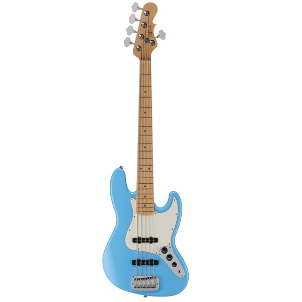 G&L Fullerton Deluxe JB-5 Bass Guitar - Himilayan Blue (Display Piece Only)