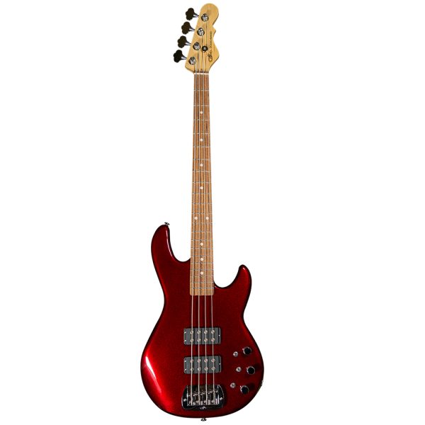 G&L Fullerton Deluxe L-2000 Bass Guitar - Ruby Red Metallic