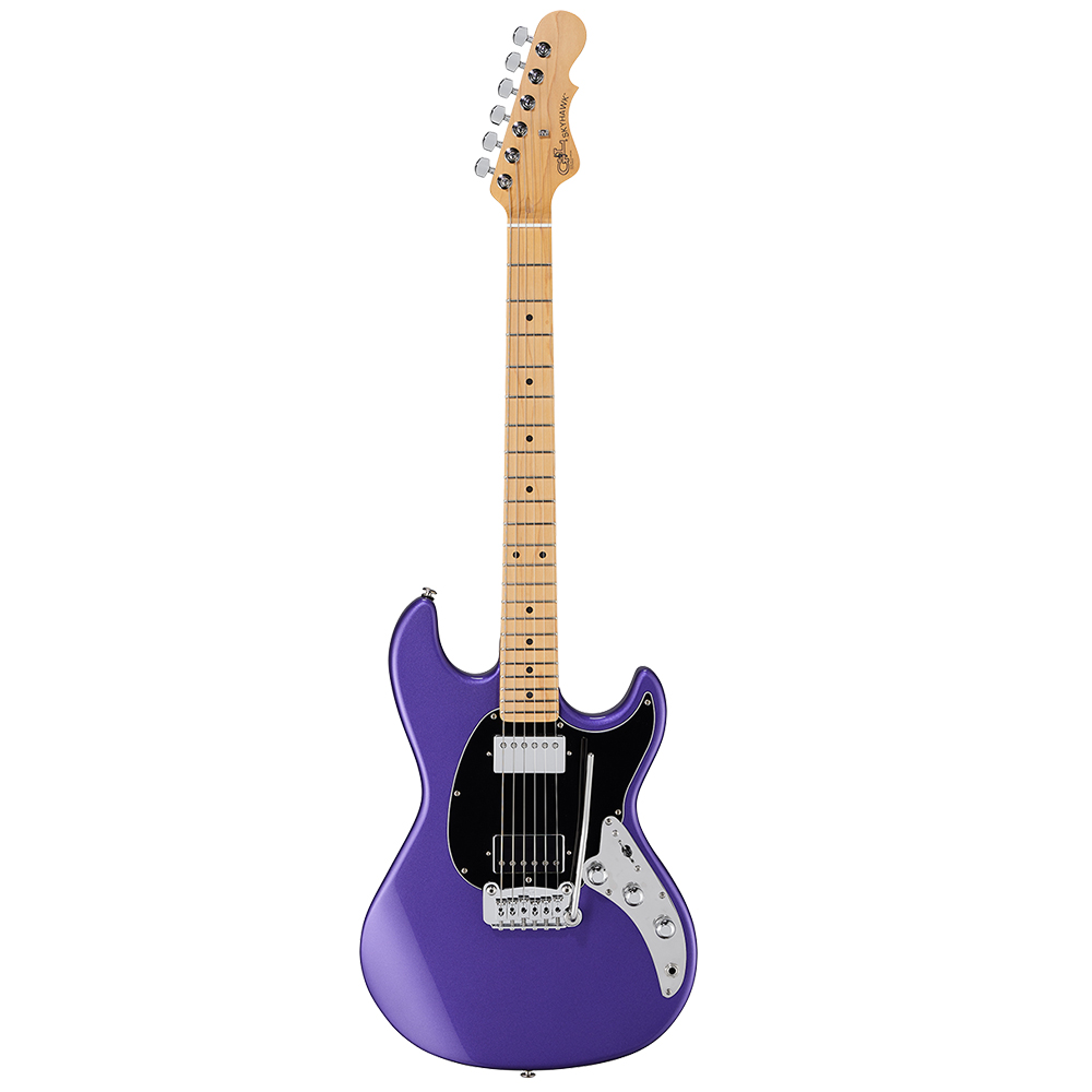 G L Fullerton Deluxe Skyhawk HH Electric Guitar Plum Crazy