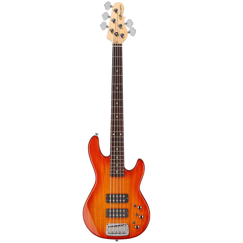 G&L Tribute L-2500 Bass Guitar - Honeyburst - City Music