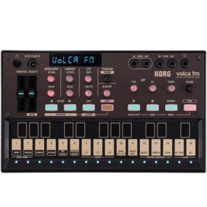 korg-volca-fm2-synthesizer FM Synthesizer with 6 Operators, 6 voices, 32 Algorithms, 16-step Sequencer, Built-in Chorus and Reverb FX, MIDI I/O, and Sync I/O