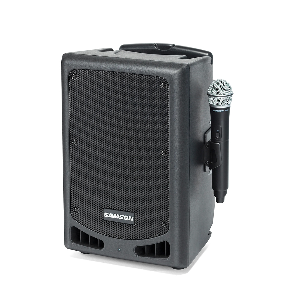 Samson Expedition XP208w 4-channel 200w Rechargeable Portable PA System with Bluetooth and Wireless Handheld Microphone