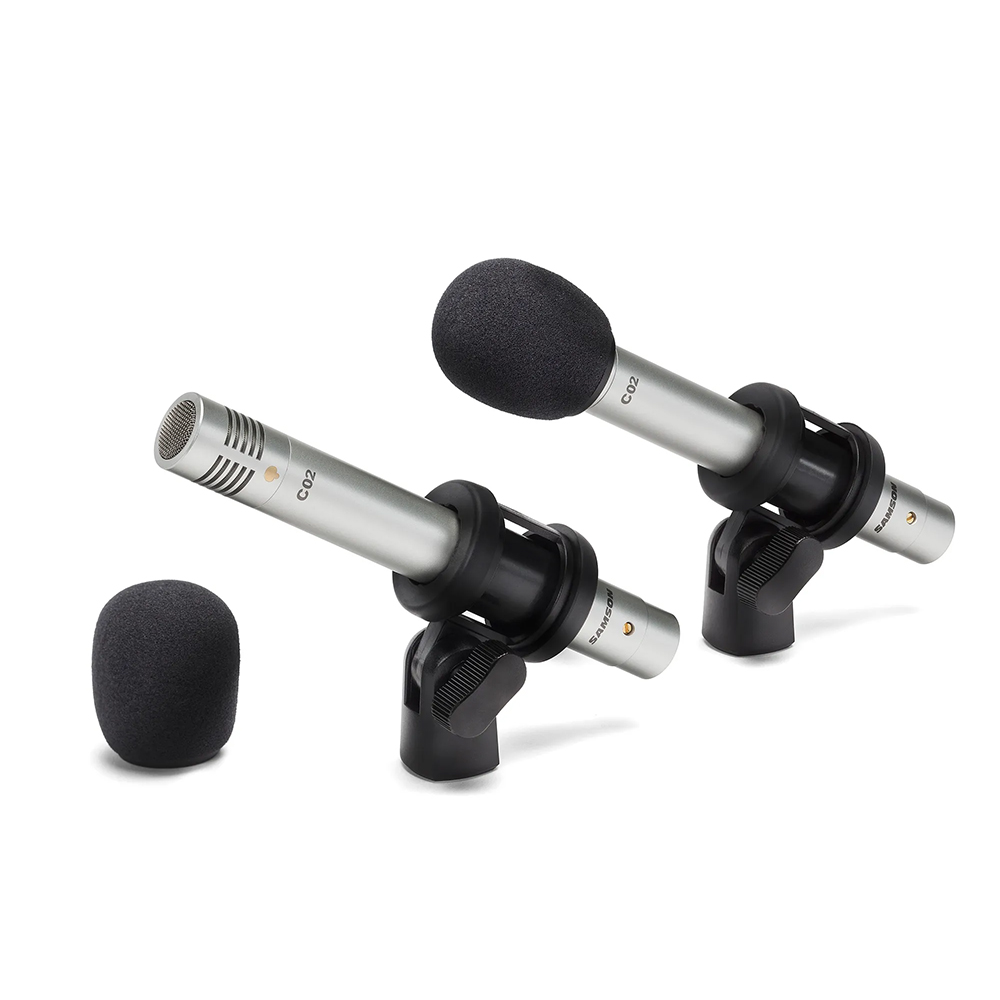 Samson C02 Small-diaphragm Condenser Microphone - Stereo Pair