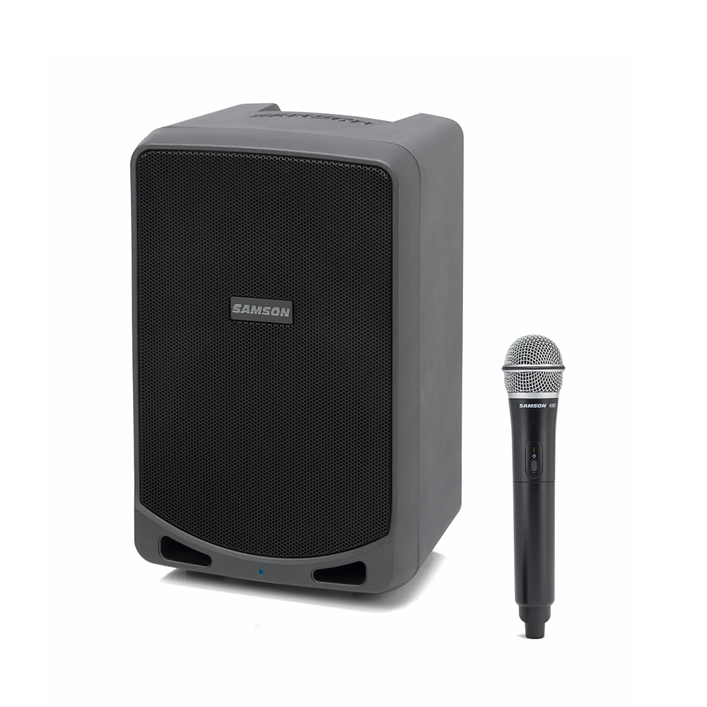 Samson Expedition XP106w 4-channel 100w Portable PA System with Bluetooth and Wireless Handheld Microphone