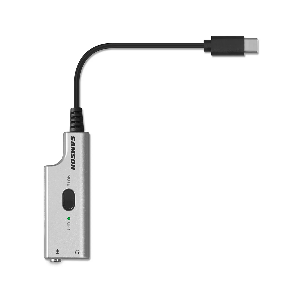 Samson LMU1 Broadcast Lavalier Microphone with USB Adapter