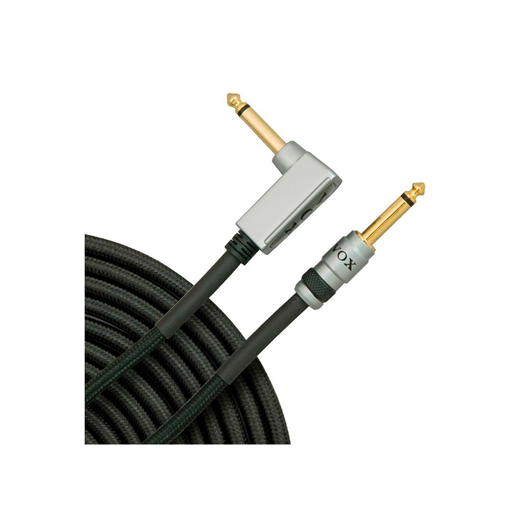 VOX VGC13 4 Meter Class A Premium Plus Professional Guitar Instrument Cable (Straight 1/4 inch - 90˚ Angled 1/4 inch)