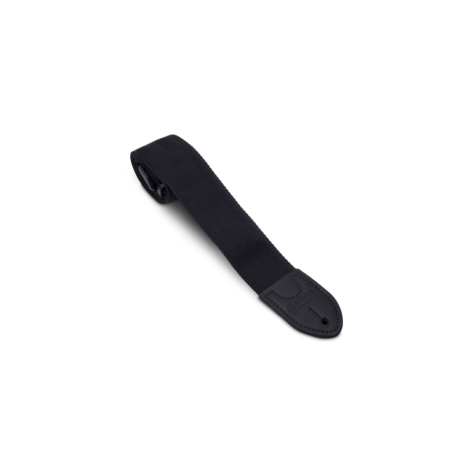 Martin Guitars 18A0103 Nylon Guitar Bass Strap with Leather Ends, Black