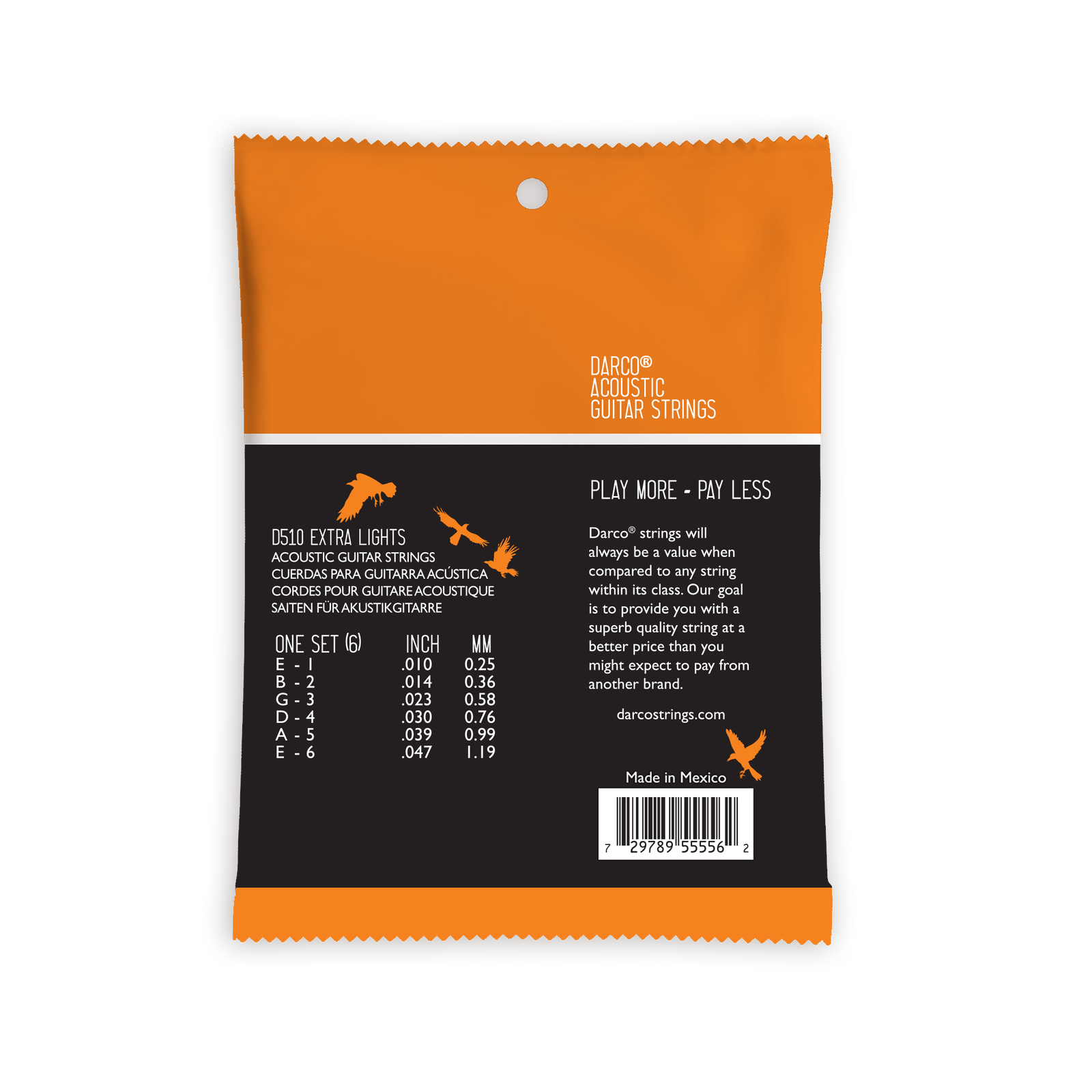 Martin Darco D510 80/20 Bronze Acoustic Guitar Strings