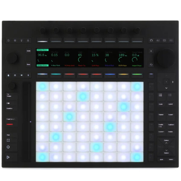 Ableton Live Control Surface with 64 Expressive Pads and Built-in Audio/MIDI Interface