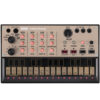 Polyphonic Analog Synthesizer, with 3 x Self-tuning Oscillators, Built-in Delay Effect, Unison Mode, Ring Modulation, MIDI In, and Sync I/O