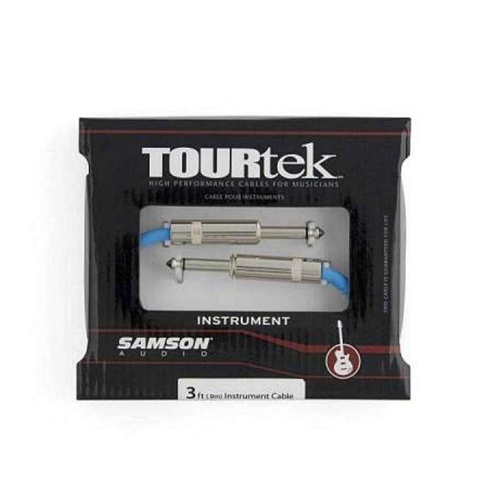 Samson TI3 Tourtek 3' 1/4 inch Instrument Cable (0.9M) (1/4 inch - 1/4 inch)
