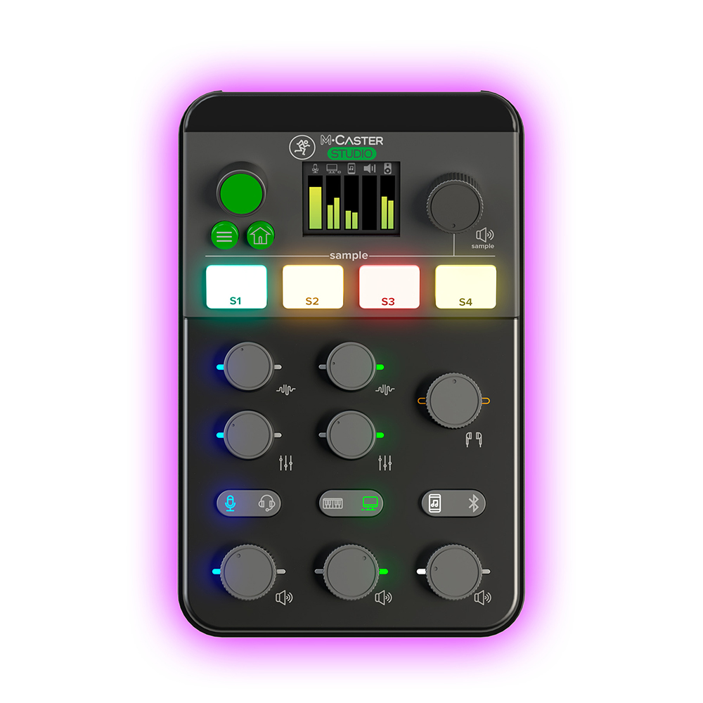 Mackie M-Caster Studio Live Streaming Mixer - Black