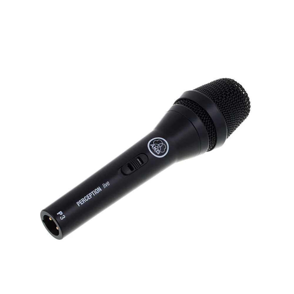 AKG Perception P3 S Cardioid Dynamic Vocal Microphone with On/Off Switch