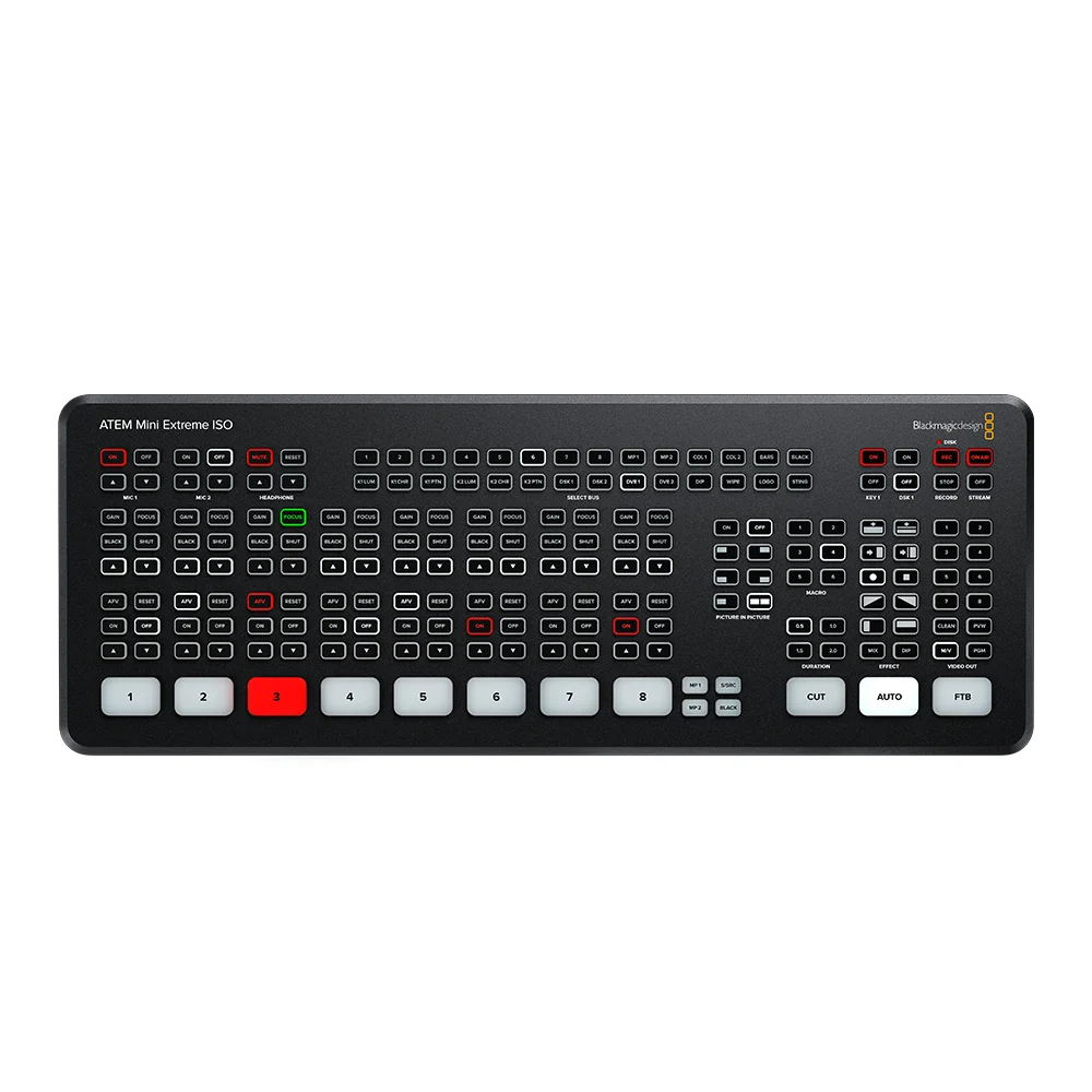 Blackmagic Design ATEM Mini Extreme ISO Video Production Studio with Livestreaming