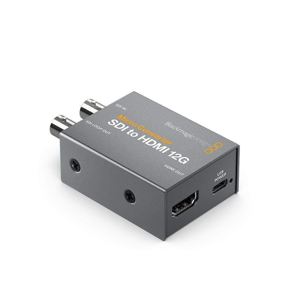 Blackmagic Design SDI to HDMI 12G Micro Converter With Power Supply
